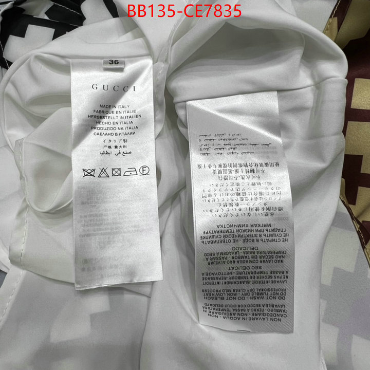 Clothing-Gucci,best quality replica ID: CE7835,$: 135USD