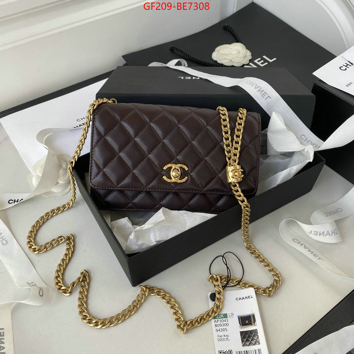 Chanel Bags(TOP)-Diagonal-,replica 2023 perfect luxury ID: BE7308,$: 209USD