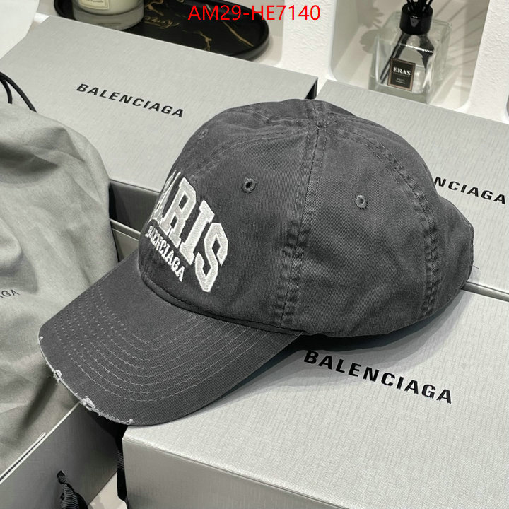 Cap (Hat)-Balenciaga,mirror copy luxury ID: HE7140,$: 29USD