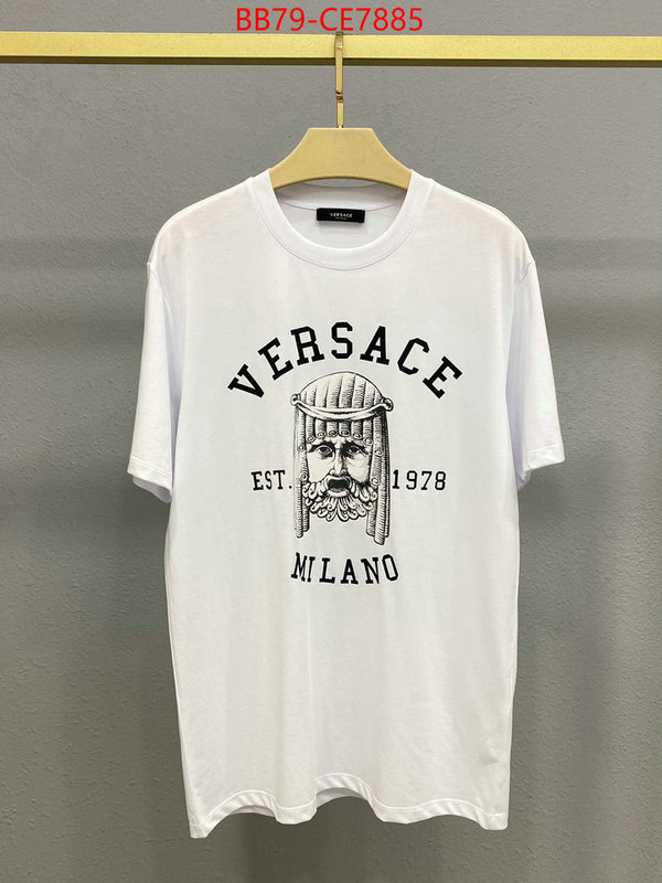 Clothing-Versace,designer wholesale replica ID: CE7885,$: 79USD