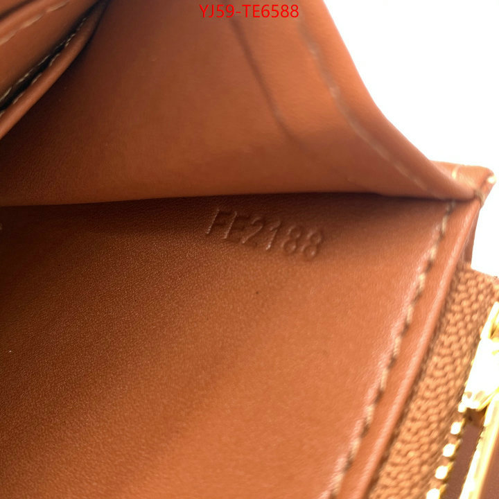 CELINE Bags(4A)-Wallet,2023 luxury replicas ID: TE6588,$: 59USD