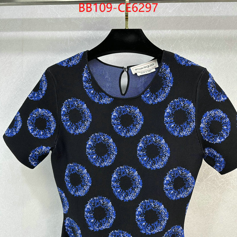 Clothing-Alexander Mcqueen,fake designer ID: CE6297,$: 109USD