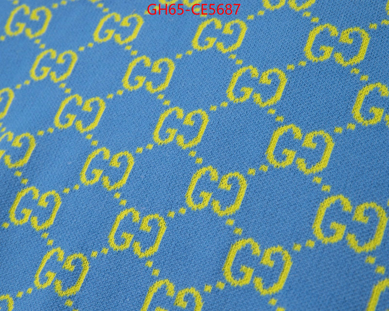 Clothing-Gucci,what is top quality replica ID: CE5687,$: 65USD