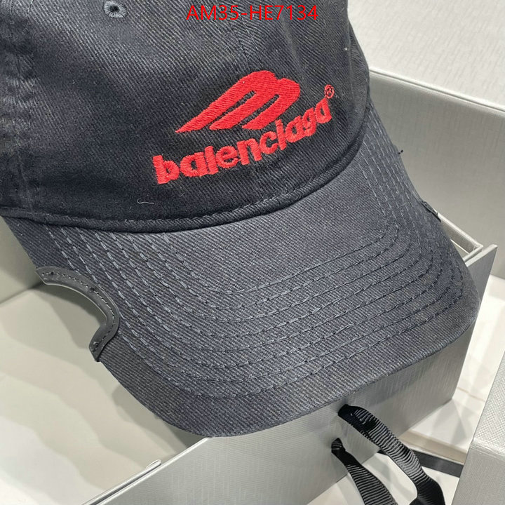 Cap (Hat)-Balenciaga,replcia cheap from china ID: HE7134,$: 35USD