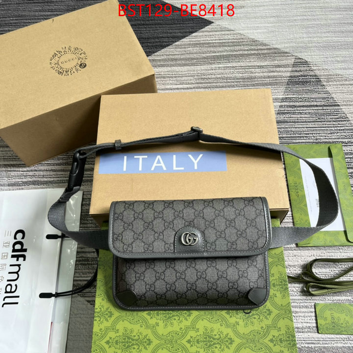 Gucci Bags(TOP)-Diagonal-,knockoff highest quality ID: BE8418,$: 129USD