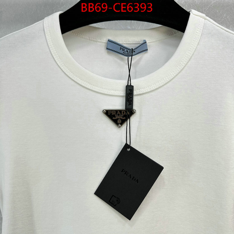 Clothing-Prada,practical and versatile replica designer ID: CE6393,$: 69USD