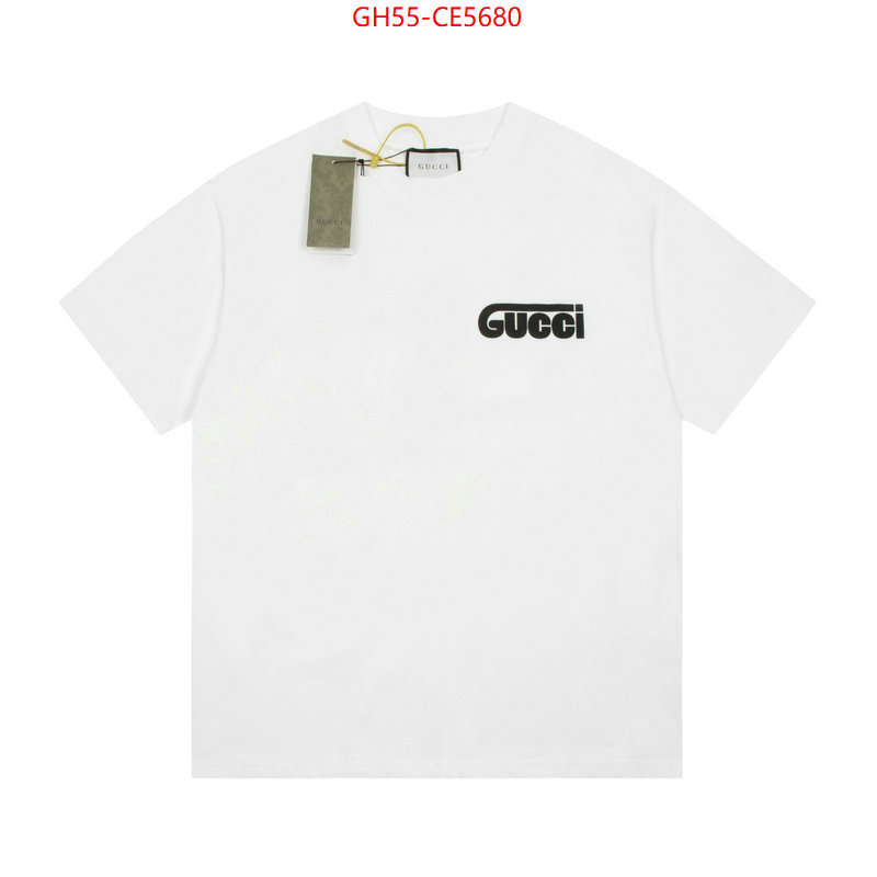 Clothing-Gucci,replica wholesale ID: CE5680,$: 55USD