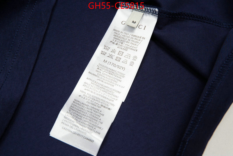 Clothing-Gucci,perfect quality designer replica ID: CE5815,$: 55USD