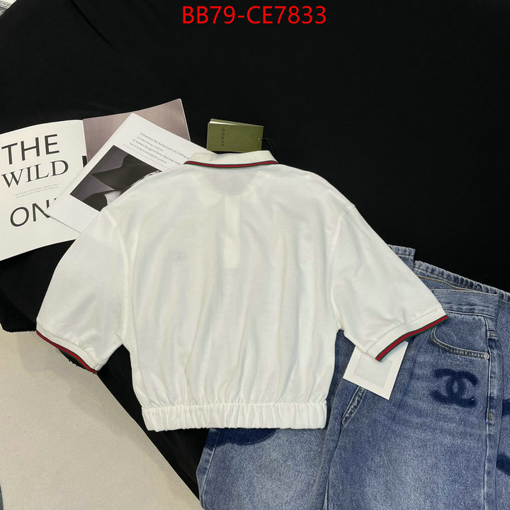 Clothing-Gucci,what is top quality replica ID: CE7833,$: 79USD