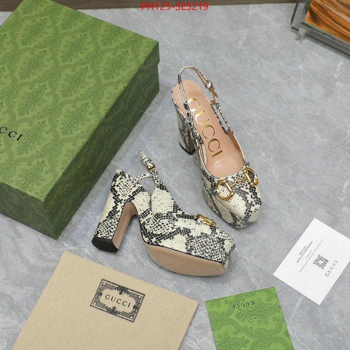 Women Shoes-Gucci,replica 1:1 high quality ID: SE5219,$: 125USD