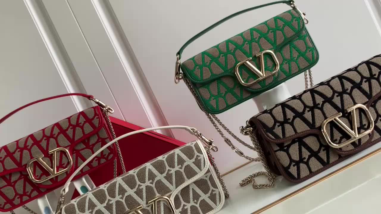 Valentino Bags(4A)-LOC-V Logo ,shop designer ID: BE6742,$: 89USD