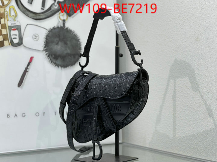 Dior Bags(4A)-Saddle-,where can i buy the best 1:1 original ID: BE7219,$: 109USD