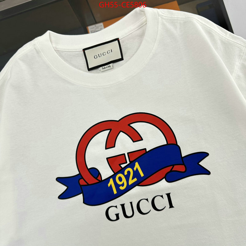 Clothing-Gucci,can you buy knockoff ID: CE5806,$: 55USD