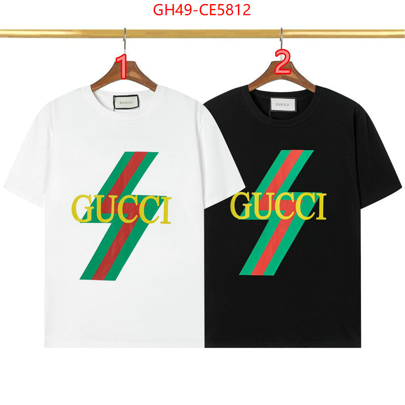 Clothing-Gucci,fashion replica ID: CE5812,$: 49USD