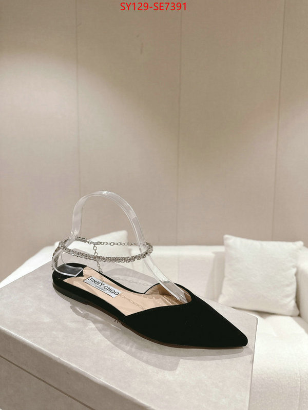 Women Shoes-Jimmy Choo,mirror copy luxury ID: SE7391,$: 129USD