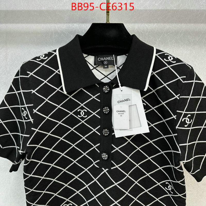 Clothing-Chanel,buy first copy replica ID: CE6315,$: 95USD