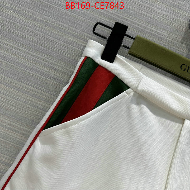 Clothing-Gucci,designer ID: CE7843,$: 169USD