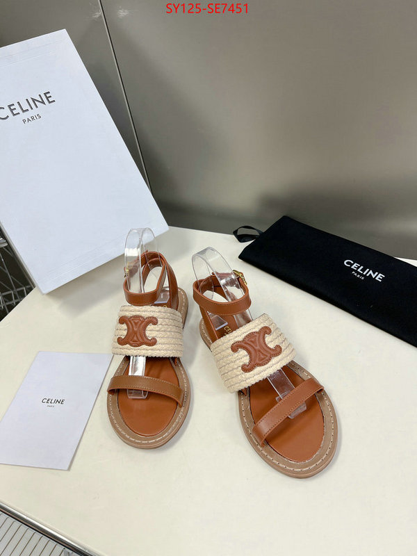 Women Shoes-CELINE,high quality ID: SE7451,$: 125USD