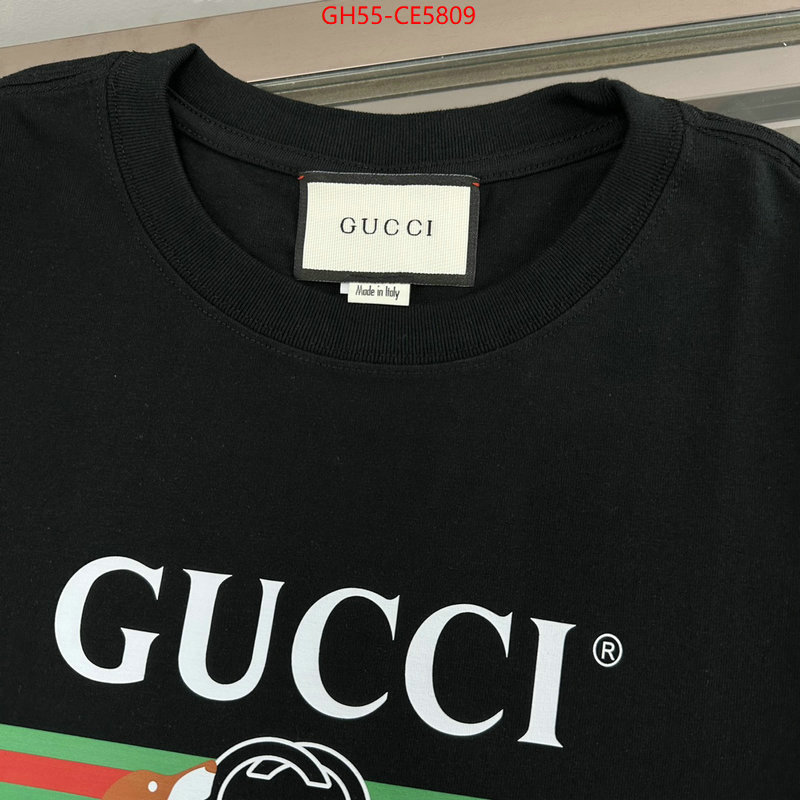 Clothing-Gucci,best wholesale replica ID: CE5809,$: 55USD