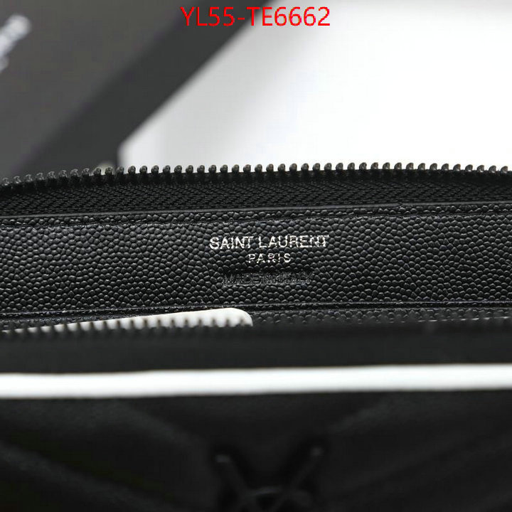 YSL Bag(4A)-Wallet-,mirror copy luxury ID: TE6662,$: 55USD