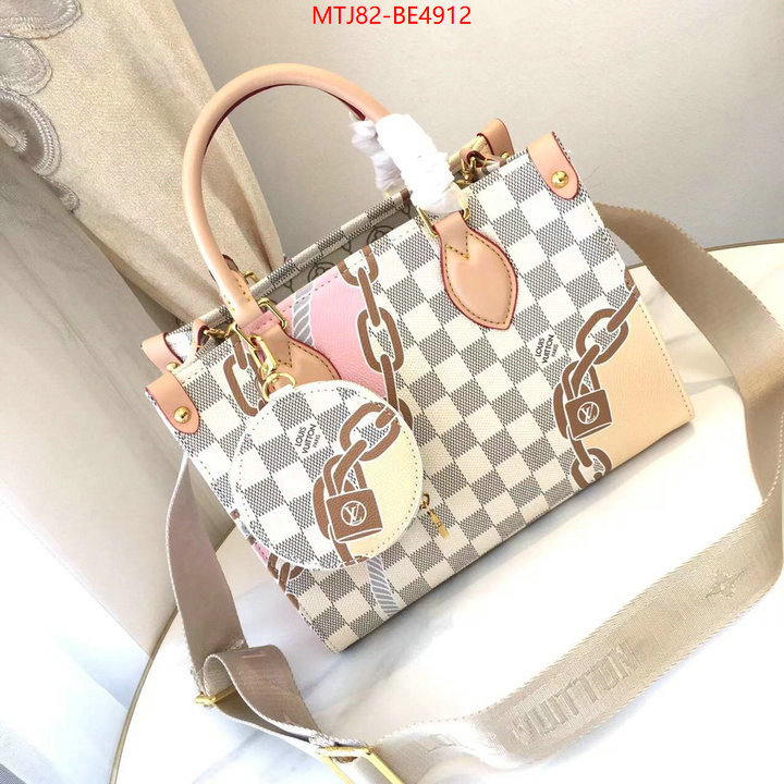 LV Bags(4A)-Handbag Collection-,aaaaa+ replica ID: BE4912,$: 82USD