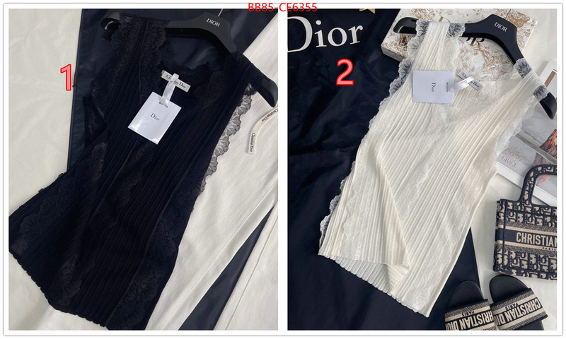 Clothing-Dior,the quality replica ID: CE6355,$: 85USD