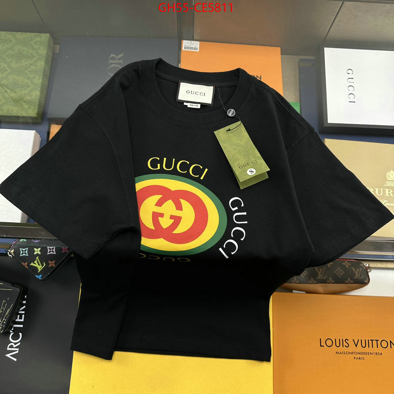 Clothing-Gucci,best fake ID: CE5811,$: 55USD