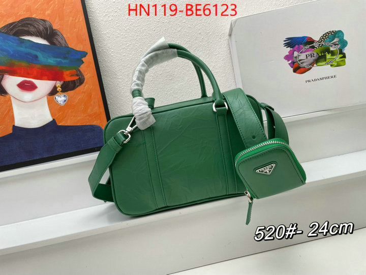 Prada Bags(4A)-Handbag-,copy ID: BE6123,$: 119USD