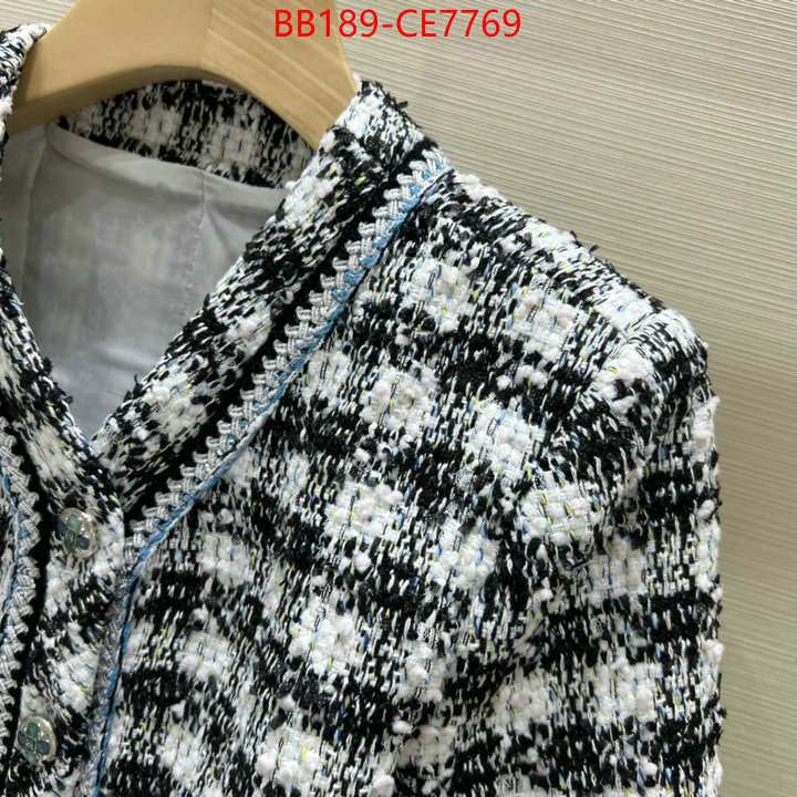 Clothing-Chanel,fashion designer ID: CE7769,$: 189USD