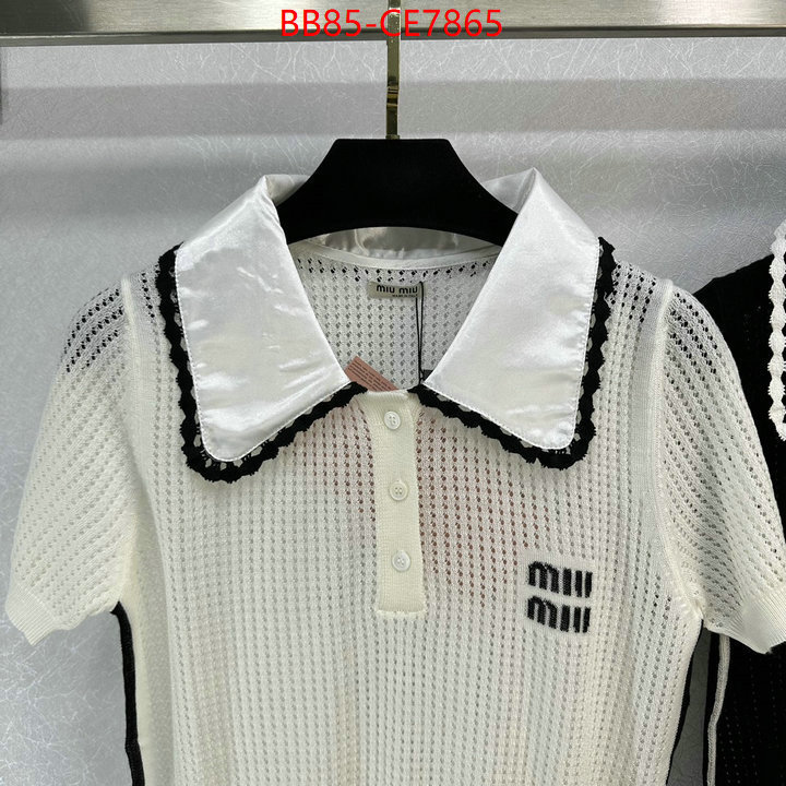 Clothing-MIU MIU,1:1 clone ID: CE7865,$: 85USD