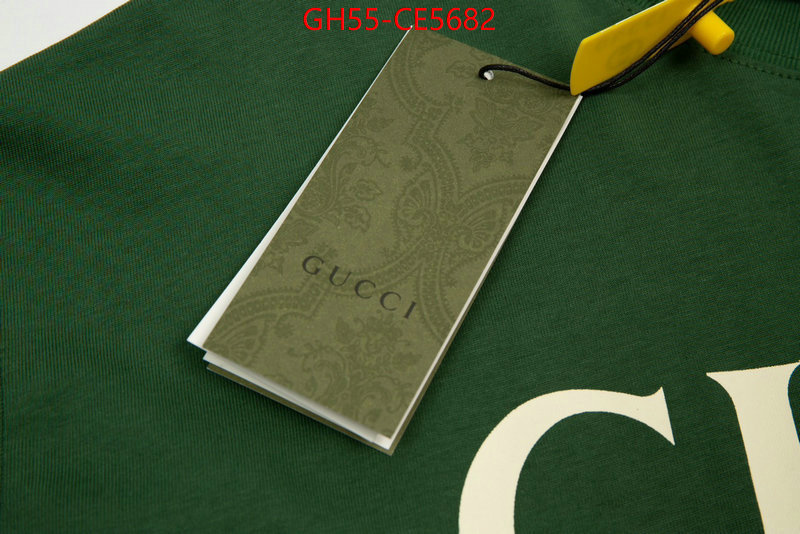 Clothing-Gucci,where can i buy the best 1:1 original ID: CE5682,$: 55USD