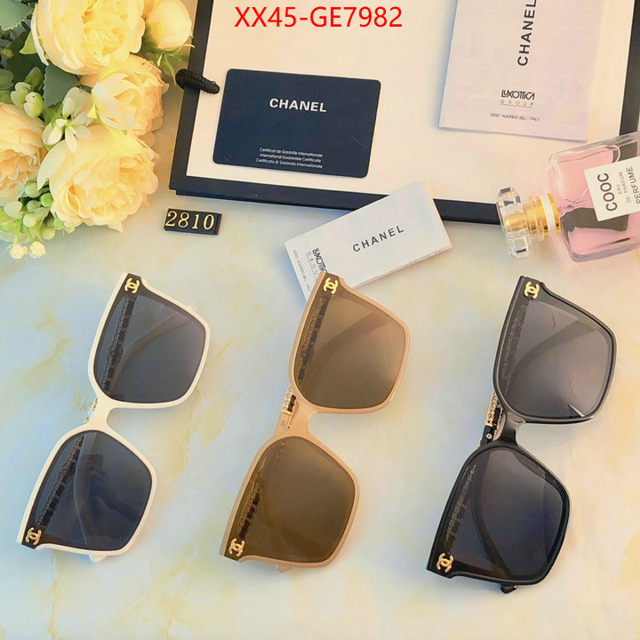 Glasses-Chanel,what is a 1:1 replica ID: GE7982,$: 45USD