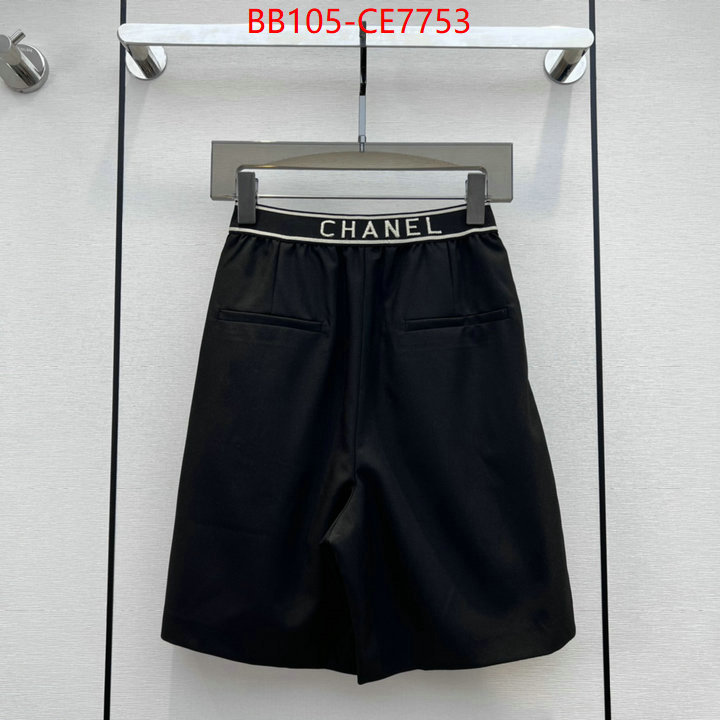 Clothing-Chanel,sellers online ID: CE7753,$: 105USD