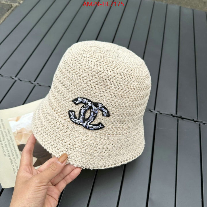 Cap (Hat)-Chanel,what's best ID: HE7175,$: 29USD