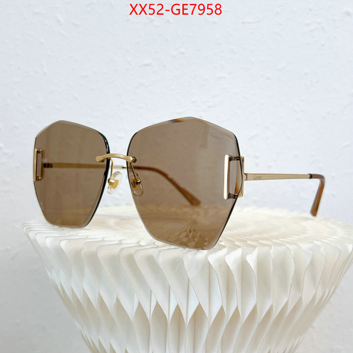 Glasses-Cartier,perfect replica ID: GE7958,$: 52USD