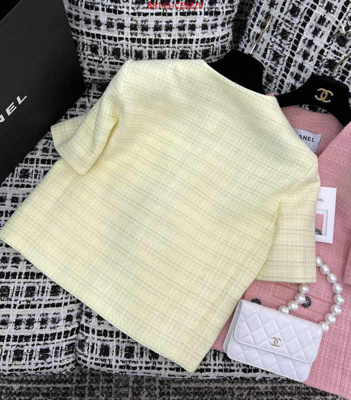 Clothing-Chanel,top quality replica ID: CE9229,$: 145USD