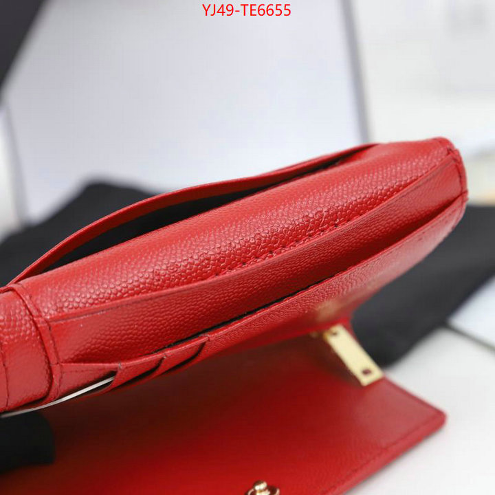 YSL Bag(4A)-Wallet-,replica best ID: TE6655,$: 49USD