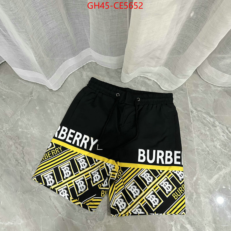 Clothing-Burberry,the best quality replica ID: CE5652,$: 45USD