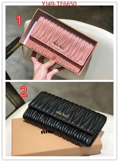 Miu Miu Bags(4A)-Wallet,best ID: TE6650,$: 49USD