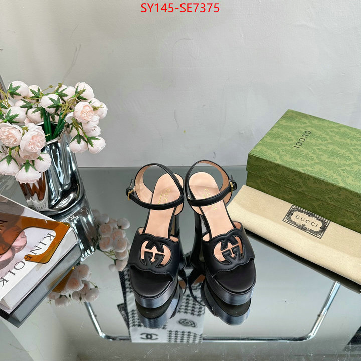 Women Shoes-Gucci,aaaaa replica designer ID: SE7375,$: 145USD