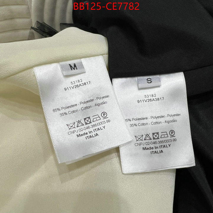 Clothing-Dior,fashion designer ID: CE7782,$: 125USD