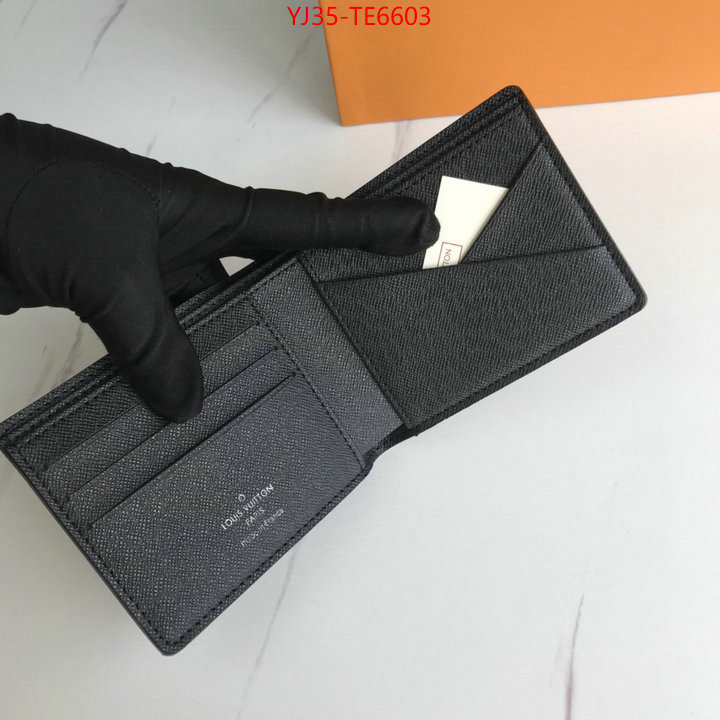 LV Bags(4A)-Wallet,aaaaa replica designer ID: TE6603,$: 35USD
