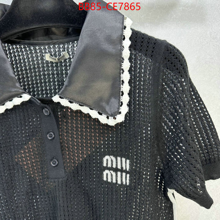 Clothing-MIU MIU,1:1 clone ID: CE7865,$: 85USD