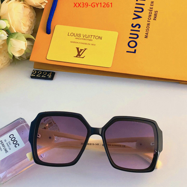 Glasses-LV,designer wholesale replica ID: GY1261,$: 39USD