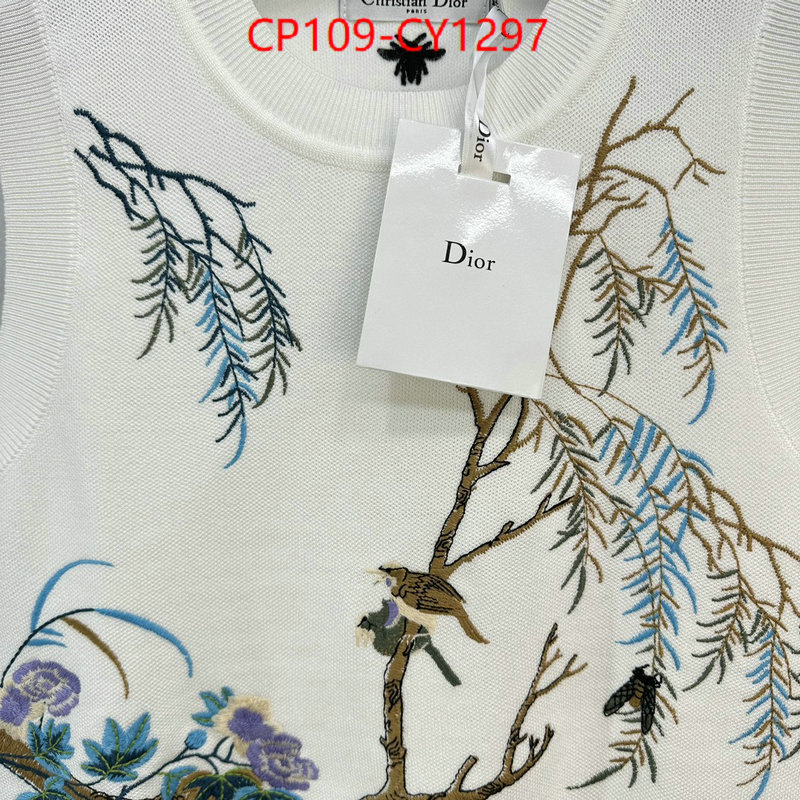 Clothing-Dior,shop designer replica ID: CY1297,$: 109USD