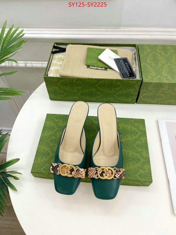 Women Shoes-Gucci buy best quality replica ID: SY2225 $: 125USD