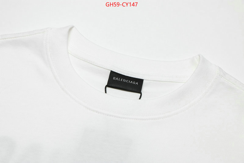 Clothing-Balenciaga,wholesale designer shop ID: CY147,$: 59USD