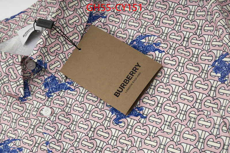 Clothing-Burberry,from china 2023 ID: CY151,$: 55USD