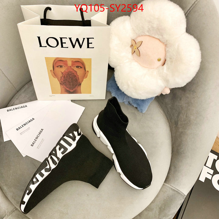 Women Shoes-Balenciaga designer fake ID: SY2594 $: 105USD