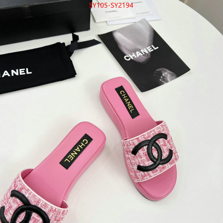 Women Shoes-Chanel 2023 replica wholesale cheap sales online ID: SY2194 $: 105USD